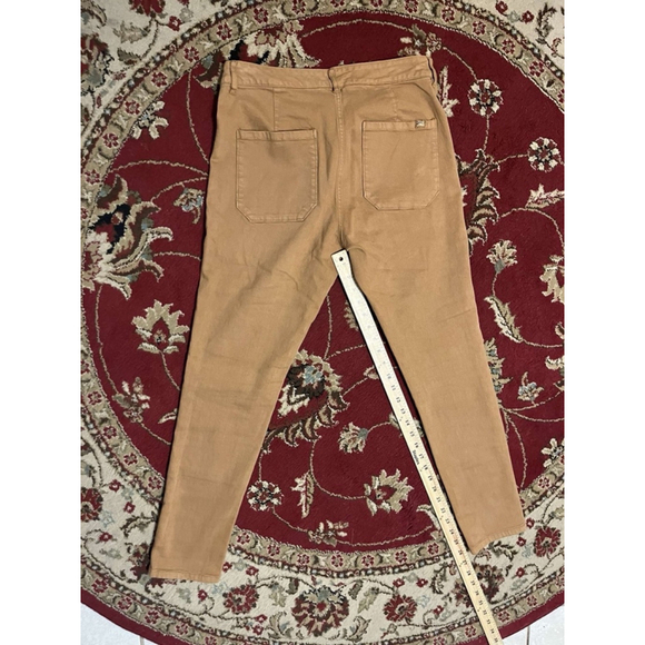 Women’s L.L Bean Button Fly Double Knee Flat Pocket Carpenter Style Skinny Jeans - Picture 5 of 7